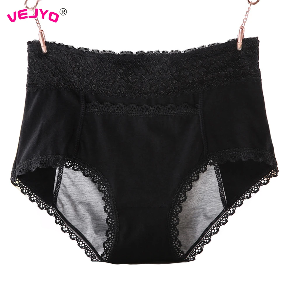 Organic Cotton Menstrual Period Panties Women Fashion Lace Leak Proof Sanitary Underwear Shorts Size|Feminine Hygiene Product| AliExpress