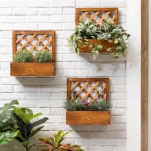 Висячие эффектные реальный деревянный пол Крытый многослойный горшок гостиная балкон, мясистые специальные провинции пространство