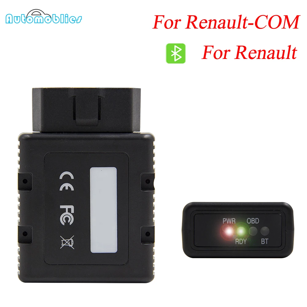 Для Renault COM Bluetooth OBD2 Диагностический программный сканер Интерфейс для автомобилей