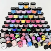Ongles en vrac système de couleur ongles trempage séchage rapide ongles acrylique poudre venir 10 bouteille couleur aléatoire FA90(10 pièces)