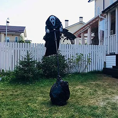 2021 креативный сад Ghostface Scarecrow Yard висящий страшный крик Хэллоуин отпугиватель птиц