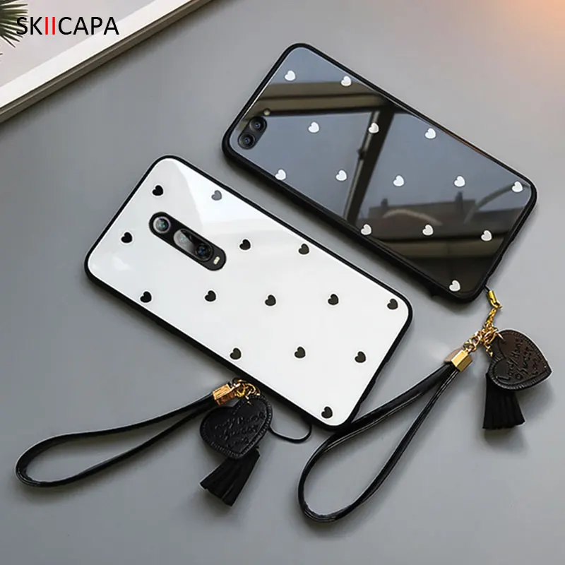 Чехол из закаленного стекла для OPPO A5 A9 2020 A11 A11X A3 A7 2018 чехол-накладка с рисунком в
