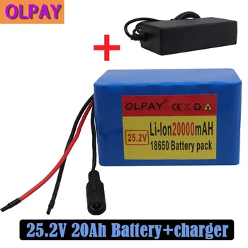 

New 6s4p 24V 20Ah 18650 Battery Lithium Battery 25.2v 20000mAh Electric Bicycle Moped /Electric/Li ion Battery Pack with+charger
