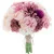 Ramo de flores artificiales de seda para boda ramo de novia simulación de rosas - Цвет: Transparente