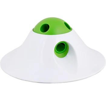 

Pet Toy Flying Saucer Interactive Dispenser Activity Dog Toy Entertained Pet Food Dispenser Snack Ball Puzzler Leak Food Toys