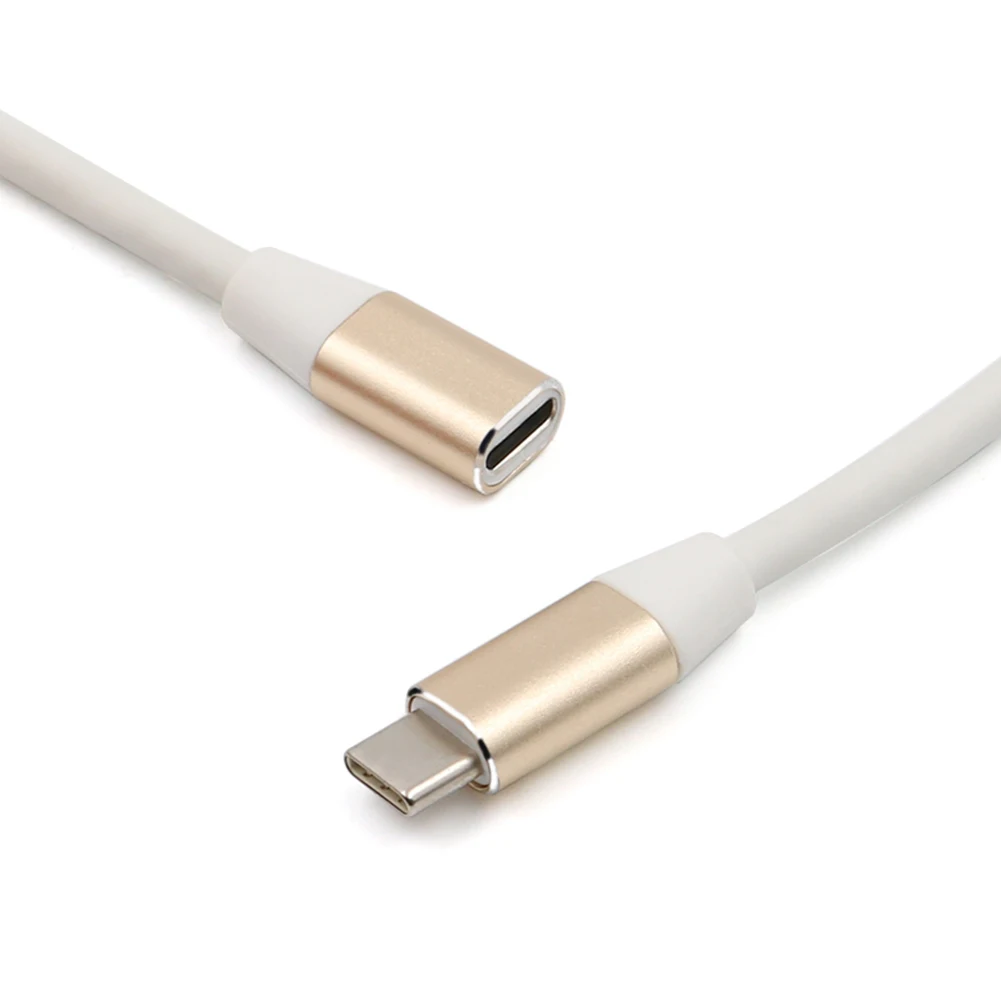

1m PVC Male To Female Cord Type C USB 3.1 Male to Female Extension Data Cable Wire Extending Connector