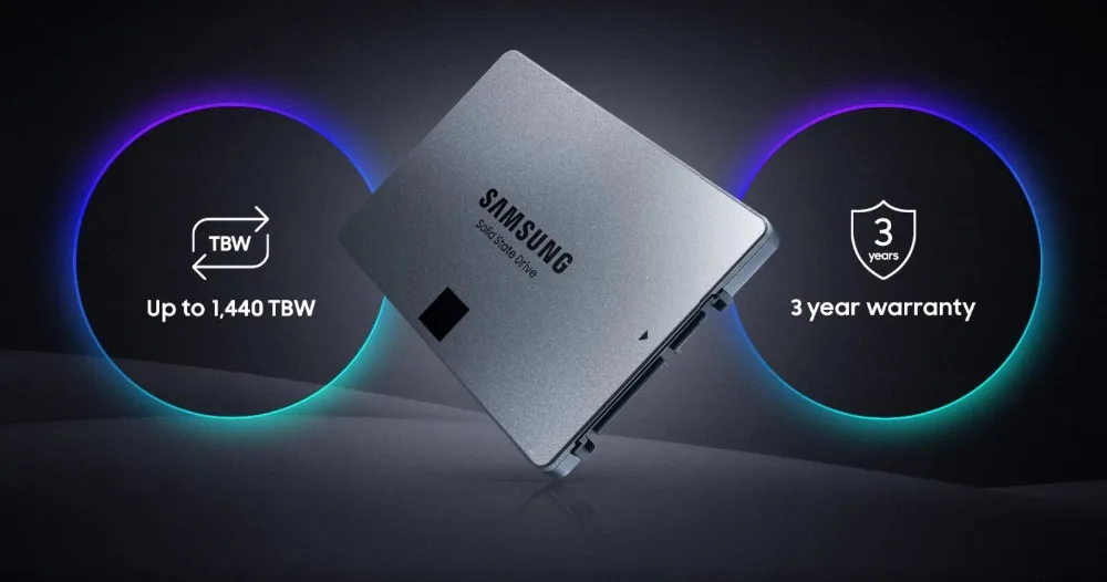 SAMSUNG SSD 860 QVO 1 ТБ 2 ТБ Внутренний твердотельный накопитель HDD 2,5 дюймов SSD SATA3 V-NAND для ноутбука Настольный ПК MLC жесткий диск