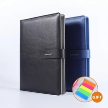 Блокнот с кожаной обложкой многоразового использования, классический ежедневник на 6 кольцах, журналы для Для мужчин выстроились Бумага с вкладными листами Бизнес Тетрадь/блокнот(правил, черный