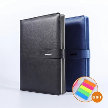 

Leather Journal Refillable,Classic 6 Ring Binder Journals For Men Lined Paper,Loose Leaf Business Notebook/Notepad (Ruled,Black)