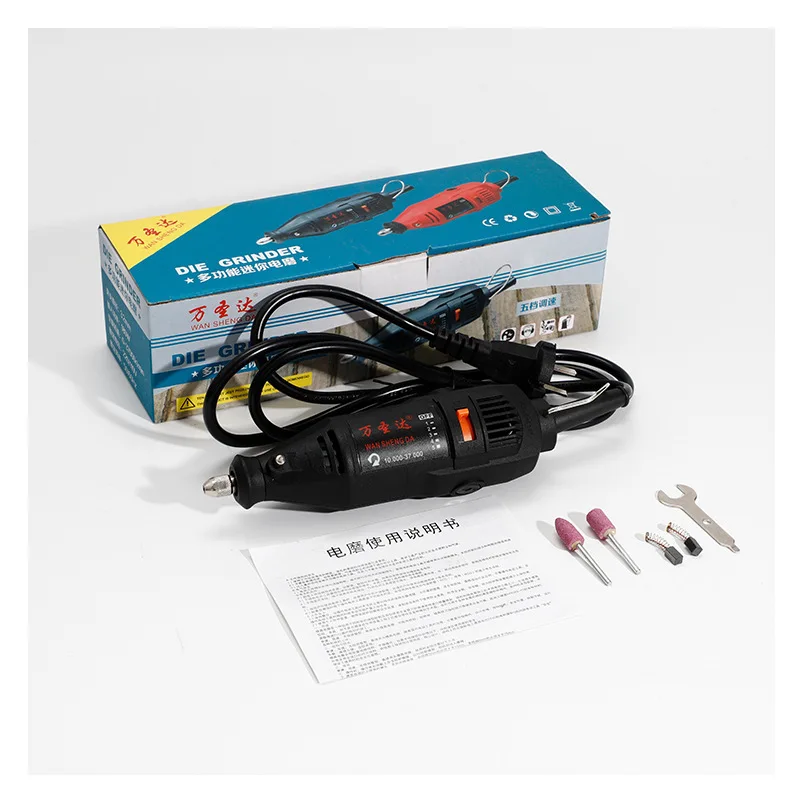 LAMEZIA 220v 180w Mini Electric Angle Grinder Regulating Speed Grinding Machine Tool Engraving Pen For Polishing Woodworking