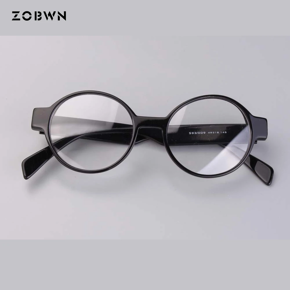 

Wholesale promotion eye glasses for Men Women round shape fashion Computer Glasses oculos de grau red black demi frames myopia