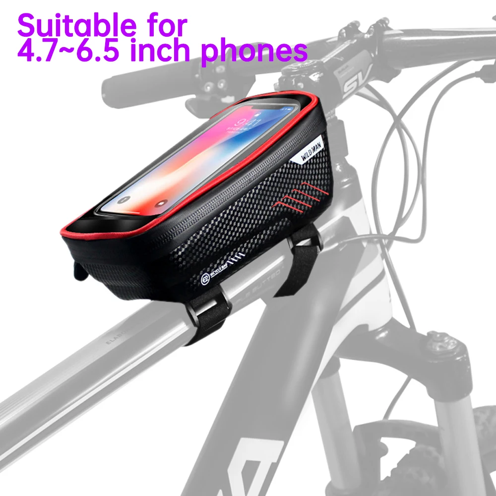 WEST BIKING-Sac De Cadre De Vélo à écran Tactile, Sacoche