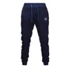 2021 Running sik silk Jogging Pants Men Soft Bodybuilding Joggers Sweatpants Long Trousers Gyms Fitness Sport Training Pants 6