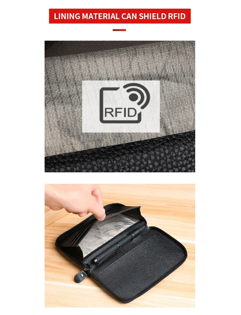 Дамский кошелек, кошелек, Обложка для паспорта, Женский Rfid кредитный держатель для карт, натуральная кожа, Женский кошелек, длинный клатч, сумки Tarjetero