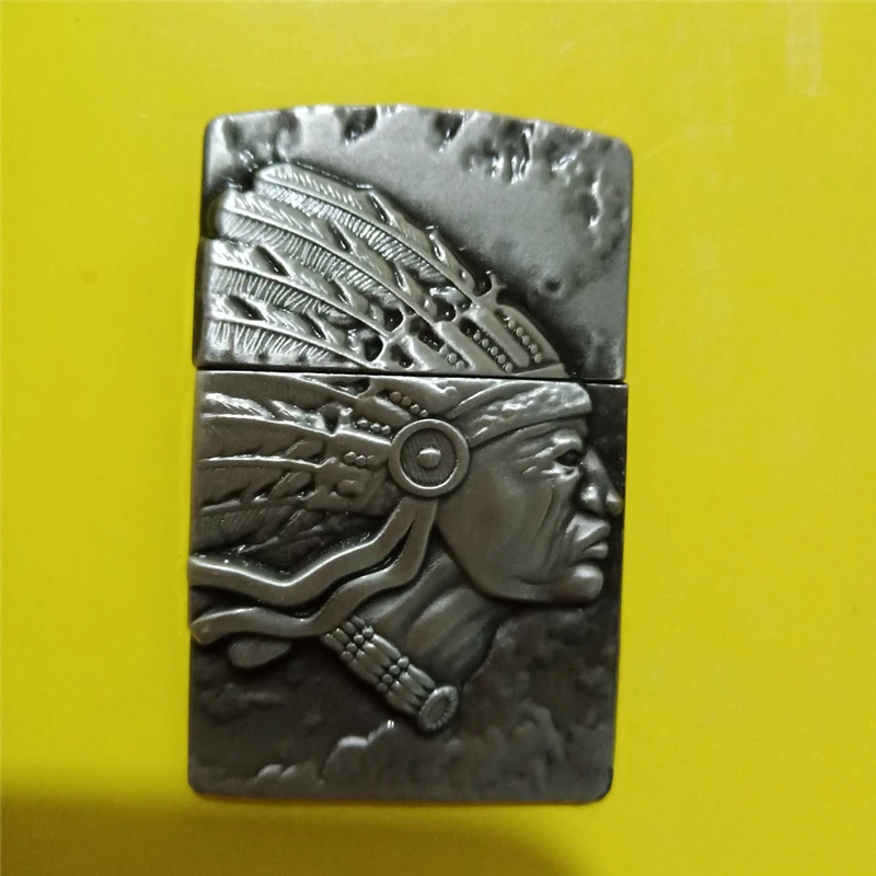 Indian1 1 шт. металлический значок DIY зажигалка аксессуары Замена керосинового масла Зажигалка декор самоклеющиеся Зажигалка стикер. Нет Зажигалка кремниевого типа - Цвет: Indian1