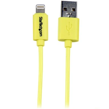 

StarTech.com Cable 1 meter with Apple's Lightning connector to USB for iPhone / iPod/iPad-yellow