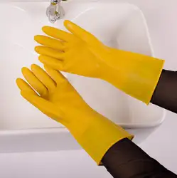 Широкие перчатки для чистки полости рта, рабочие перчатки с тендоном, прочные резиновые водонепроницаемые защитные перчатки для дома