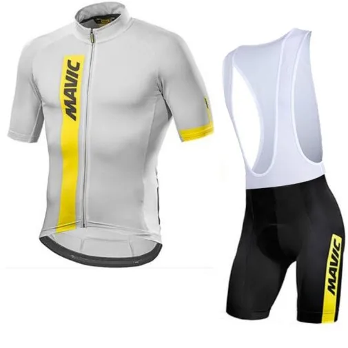 

2018 MAVIC Pro Team Men Short sleeve Cycling Jersey 9D Bibs pad shorts set clothing cycling summer fast dry bike jerseys