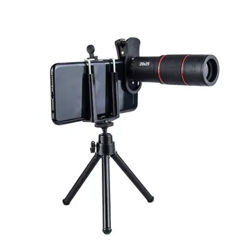

20x Telephoto Telescope External Universal Telescope Head Portable Mobile Phone HD Focusing Lens Outdoor Ultralight Camera Tool