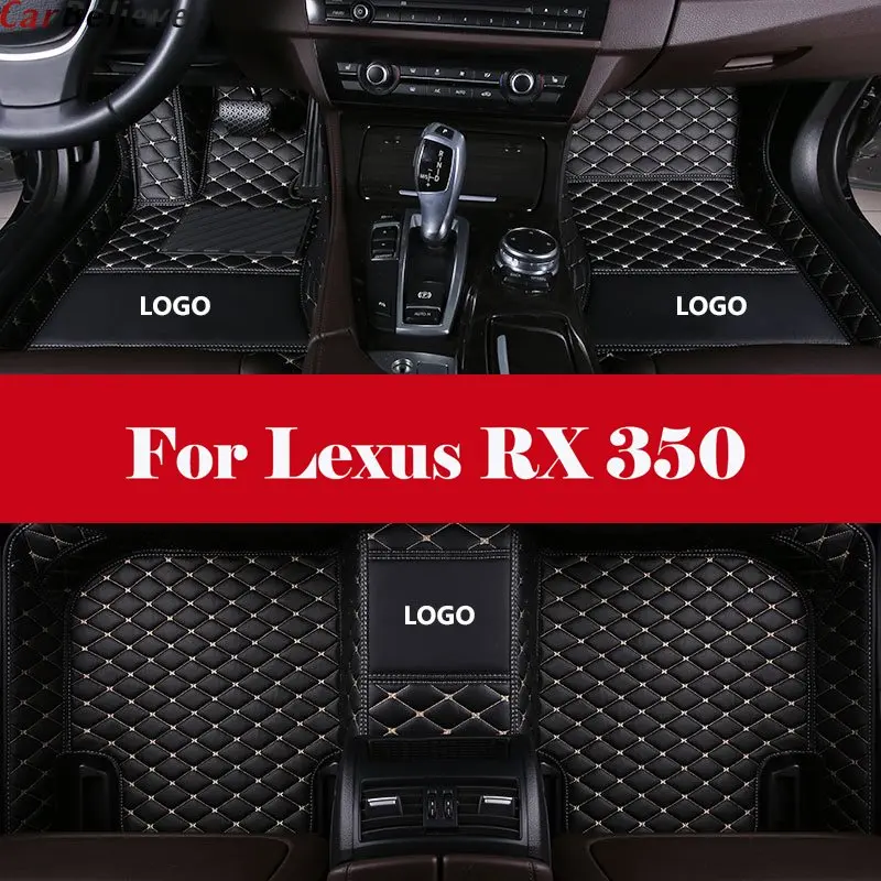 

Custom car floor mats 3D car-styling heavy duty all weather protection car accessorie carpet For Lexus RX 350