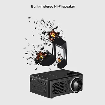 

HD Neat Portable Pocket Projector Support 1080P Built-in Stereo Speaker for Home Office LHB99