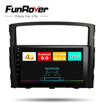 

Funrover android 9.0 8 core car dvd radio multimedia player For MITSUBISHI Pajero V97 V93 2006-2015 4G+64G gps navigation DSP