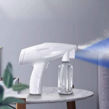 

Blue Light Nano Sanitizer Spray Sprayer Handheld Disinfectant Fine Mist Fogger