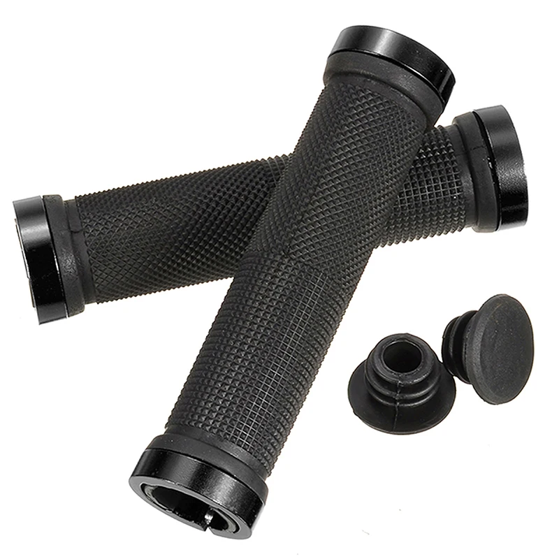 1Pair High Quality Mountain Bike Cycle Bicycle Handlebar Cover Grips Lock-on Fixed Gear Rubber Handlebar Grips