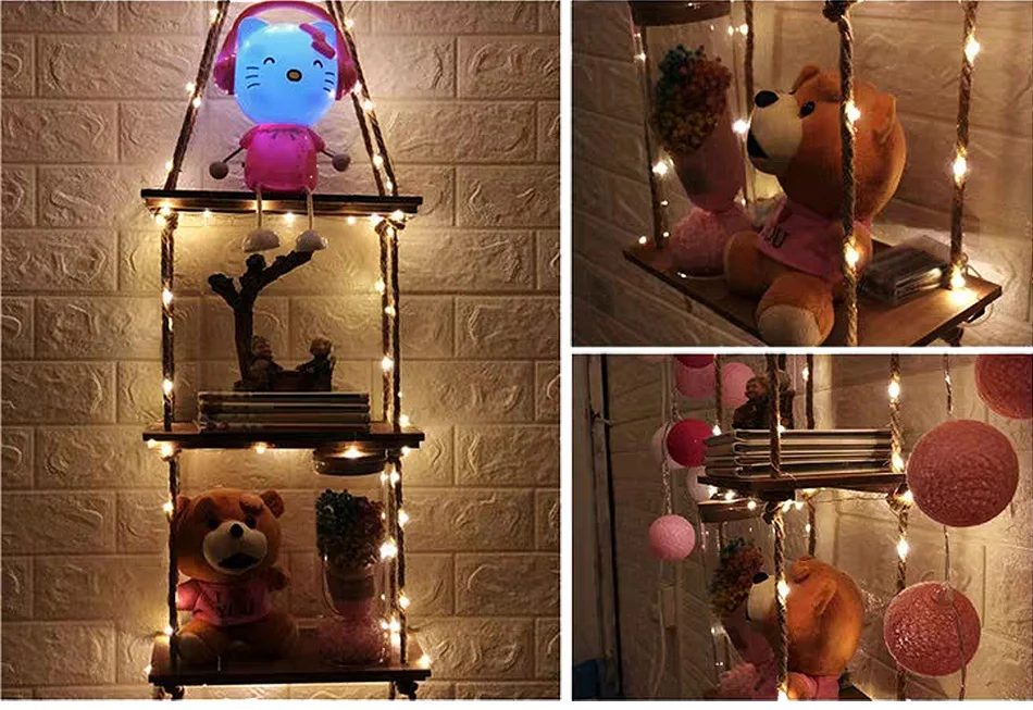 1M 2M 5M 10M 20M Copper Wire LED String lights Holiday lighting Fairy Garland For Christmas Tree Wedding Party Decoration (5)