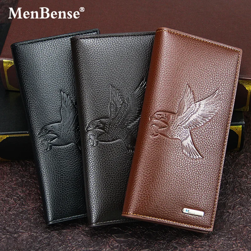 

New Men's Wallet Long Fashion Men's Magnetic Button Handbag Large Capacity Multi Card Wallet