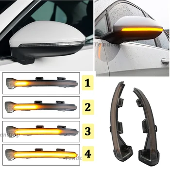 

For Volkswagen VW Golf 7 7.5 G-T-I R Touran Sportsvan LED Dynamic Turn Signal Blinker Repeater Side Mirror Indicator Light