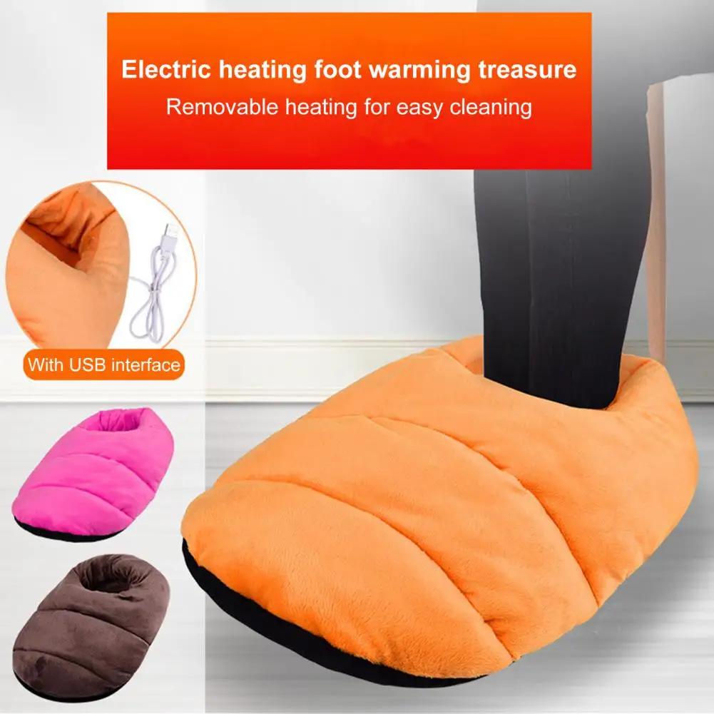 Chauffe-pieds lavable, coussin chauffant, Rechargeable par USB