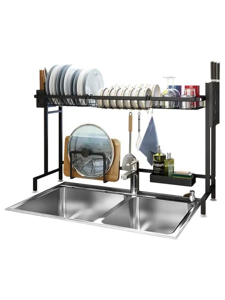 Gootsteen Afvoer Rvs Opknoping Kom Chopstick Rack Huishoudelijke Vaatwasser Opslag Plank Afdruiprek Opslag Houders Rekken Aliexpress