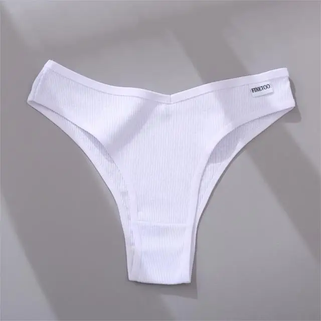 Finetoo 3pcs Brazilian Panties Cotton Women's Panties V Waist G-string  Underwear Female T-back Underpants Lady Bikini Panty M-xl - Panties -  AliExpress