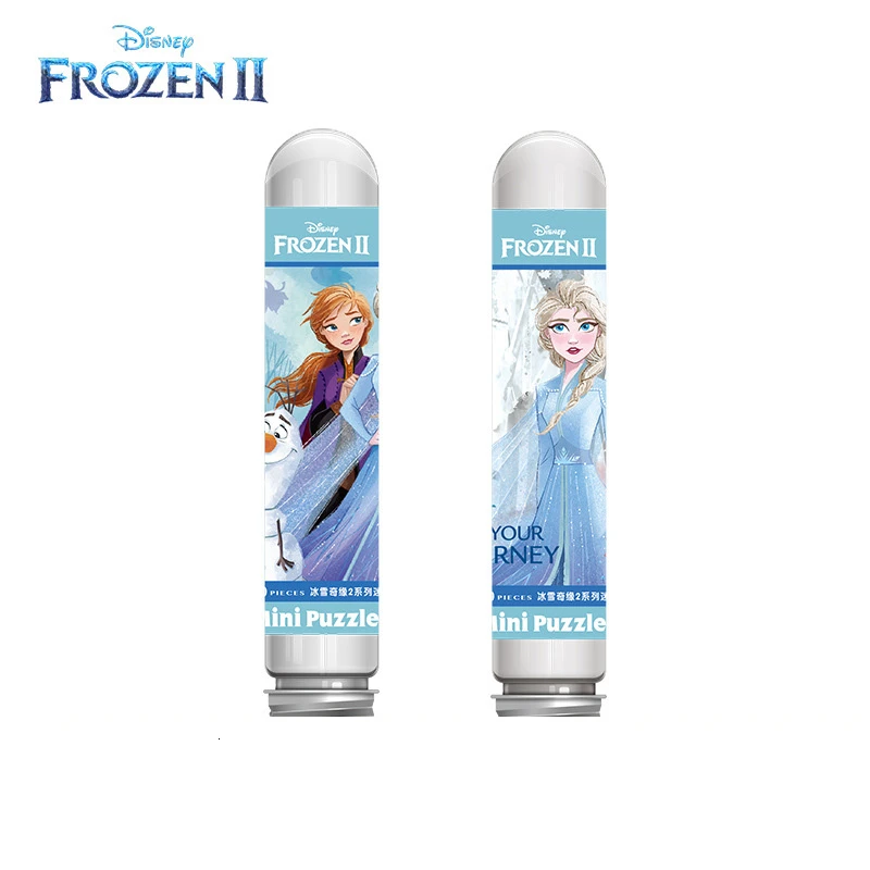 

Disney Genuine Frozen 2 Snow Witch Tube Pack Puzzle 150 Piece Mini Puzzle Decompression Educational Toys
