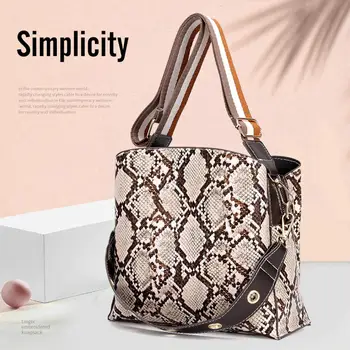 

Multi-layer Messenger Bag Fashion Women PU Leather Snake Printing Zipper Square Female Girls Crossbody Shoulder Handbag