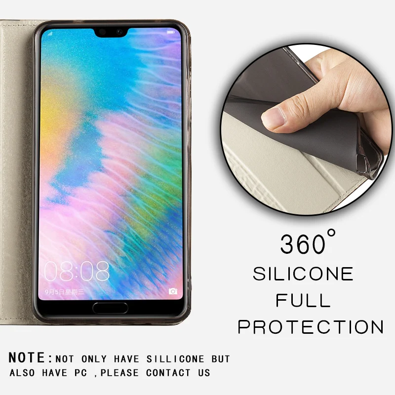 Флип-чехол для huawei P10 P20 P30 Lite mate 9 10 20 Lite Pro P Smart Y6 Y7 Y9 воловья кожа чехол для Honor 8X9X10 Lite чехол