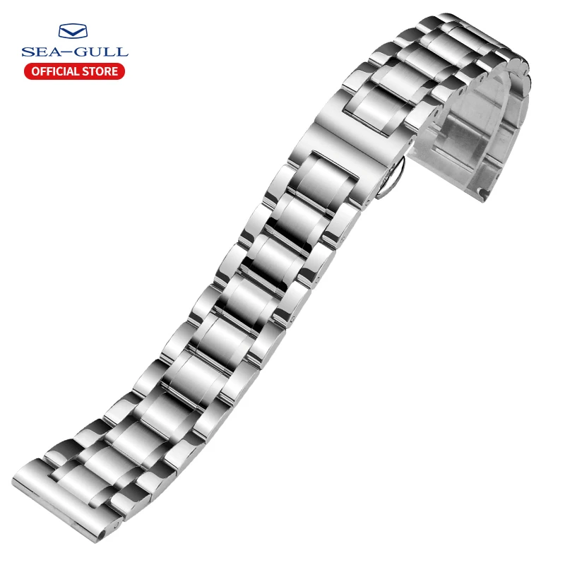 22mm Seagull Men's Watch Original Watch Band Steel Band Official Genuine Watch Accessories