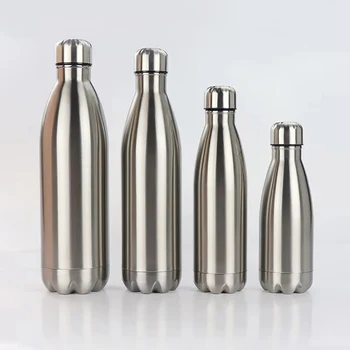

Water Bottle Stainless Steel Cola Motion Sports Water Bottle Rugged Water Cup Metal Color Cola Drink Bottle Drinkware Gifts