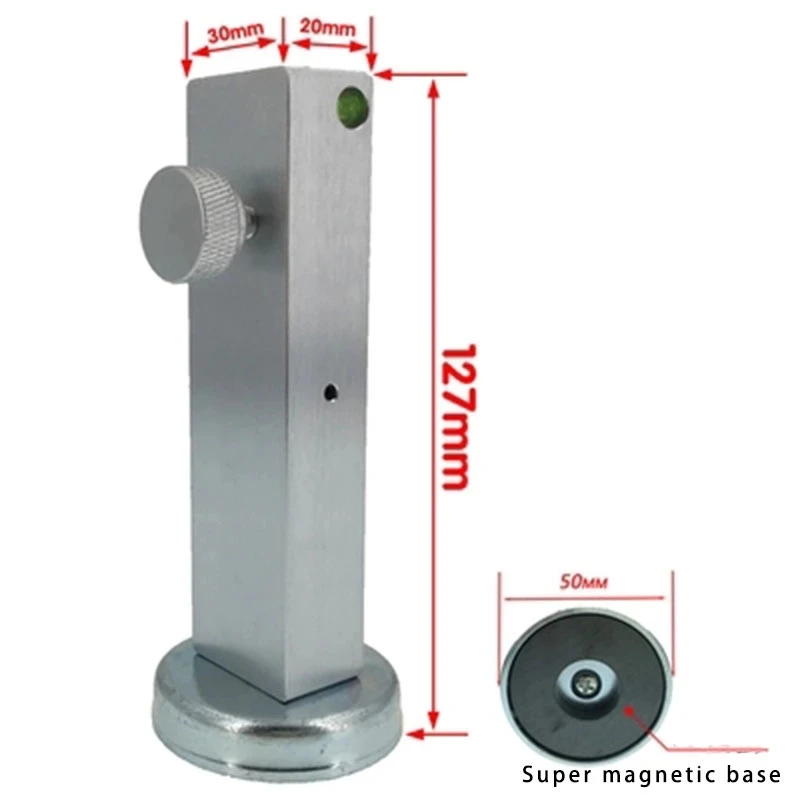 1pc Adjustable Magnetic Wheel Alignment Level Car Four Wheel Positioning Magnetic Level Gauge Camber Bubble Adjustment Tool