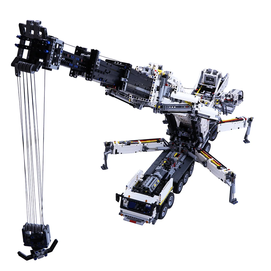 

7692Pcs Moc High Level Small Particles Assembly Building Block Giant Crane Model Kit - Dynamic Version
