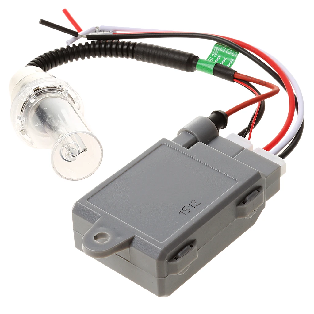 DC 12V 35W H6 Motorcycle HID Kit Headlight Ballast Hi/Lo Bi-xenon Bulb 6000W