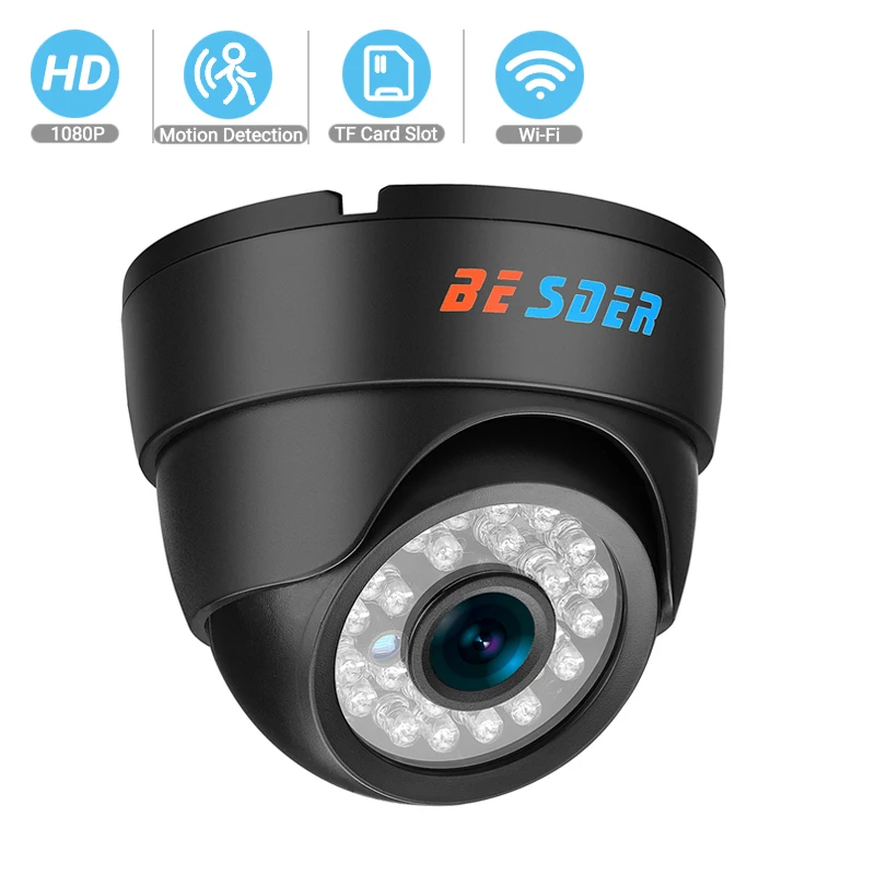BESDER широкоугольный HD 720P 960P 1080P провод и беспроводная ip камера P2P электронная почта