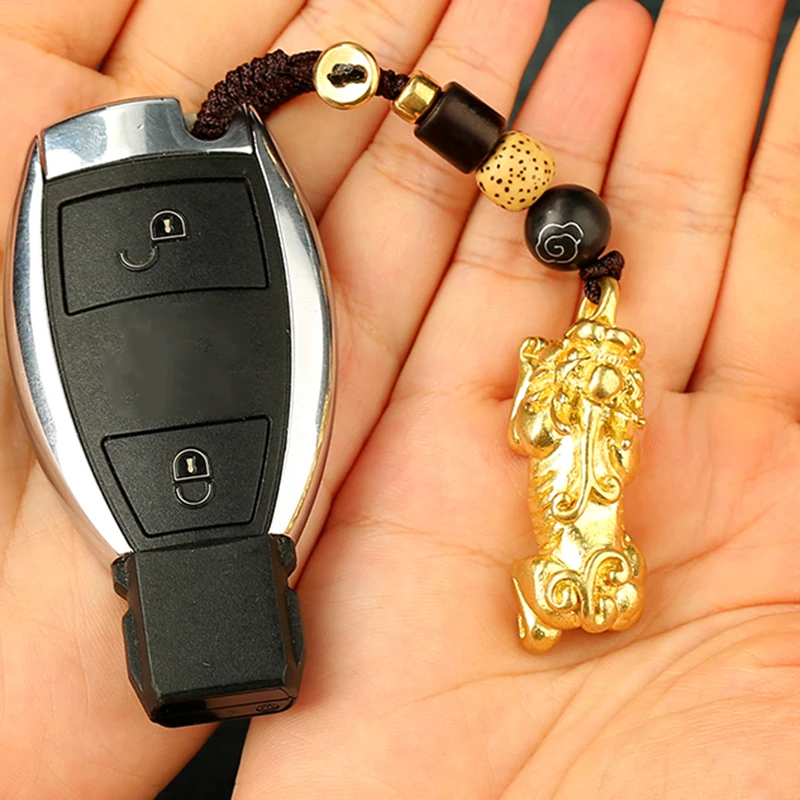 brass beast car key pendants (5)