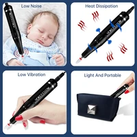 35000RPM wiertarka do paznokci z wyświetlacz LCD HD akumulator do paznokci Master do Manicure przenośna wiertarka do paznokci frezarka 5