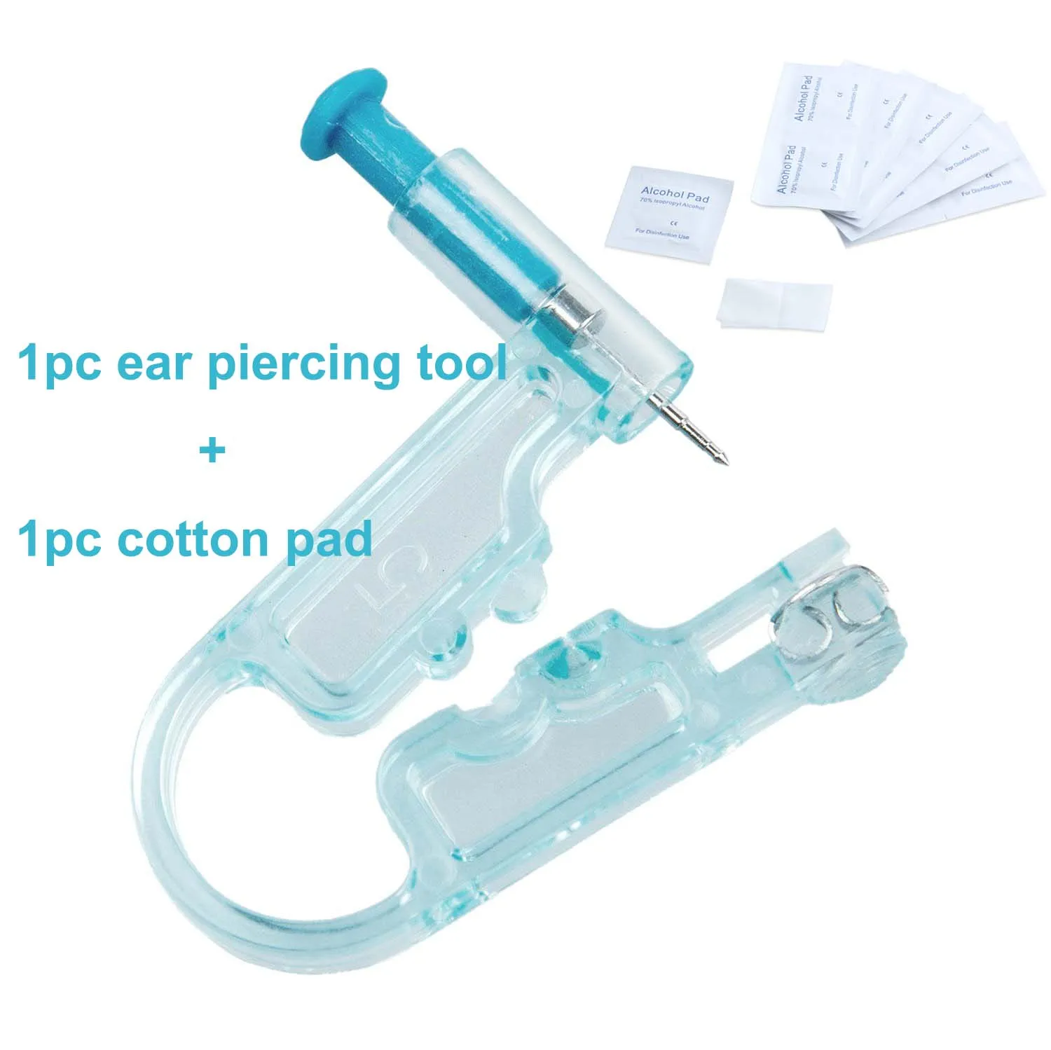 1pc Disposable Ear Piercing Kit Painless Safty One Time Single use Sterile Ear Piercing Tool