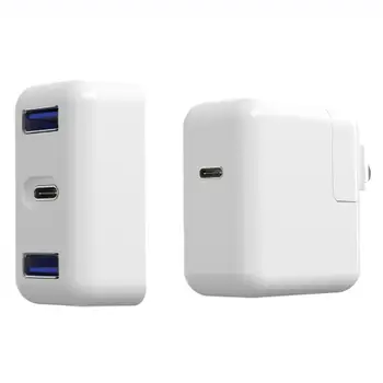 

TC04 Expansion Dock 3-Port 2 USB 3.0 Type-C Portable Circuit Protection Small Delicate Charge Support USB Hub for MacBook