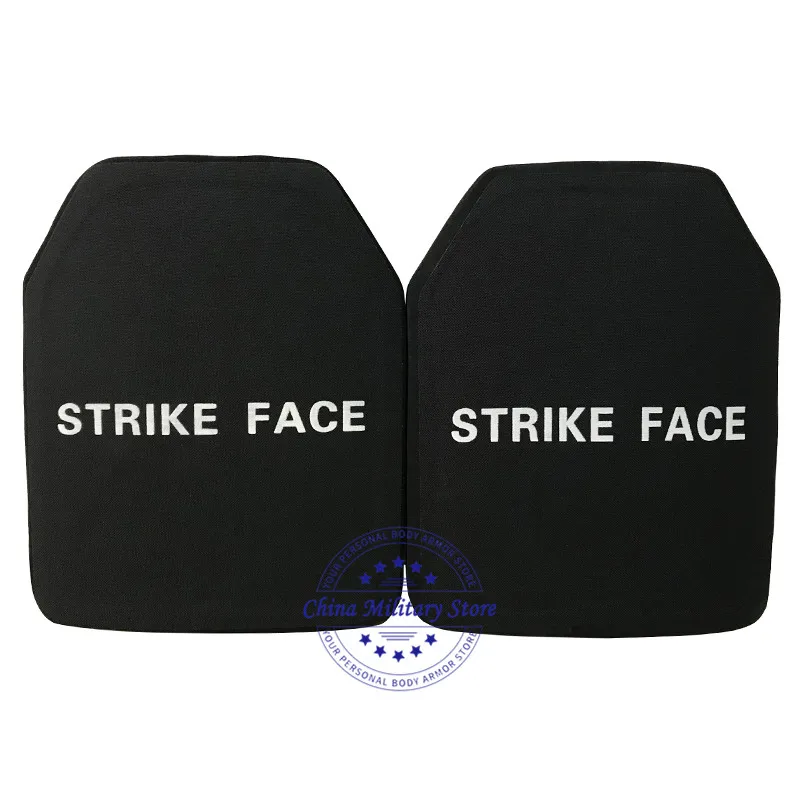 Placa militar a prueba de balas NIJ Nivel III ICW, chaleco a prueba de balas, placa de cerámica UHMWPE, 25x30cm, 2 unids/lote