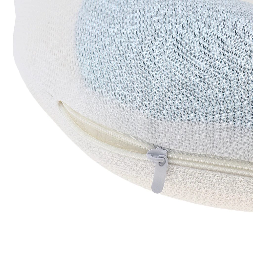 Black Travel Office Home Seat Chair Orthopedic Hemorrhoid Coccyx Tailbone Cushion Pad + U Shaped Gel Memory Foam Cool Pillow