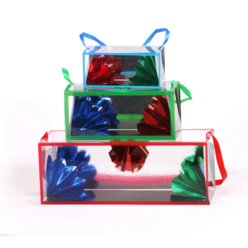 1pc Magic Creative Magic Toy Paper Bag Flower Box Empty Bag Empty Box Out Magic Props 4